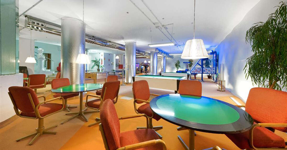 Een foto van het interieur van Bull Eugenia Victoria & Spa