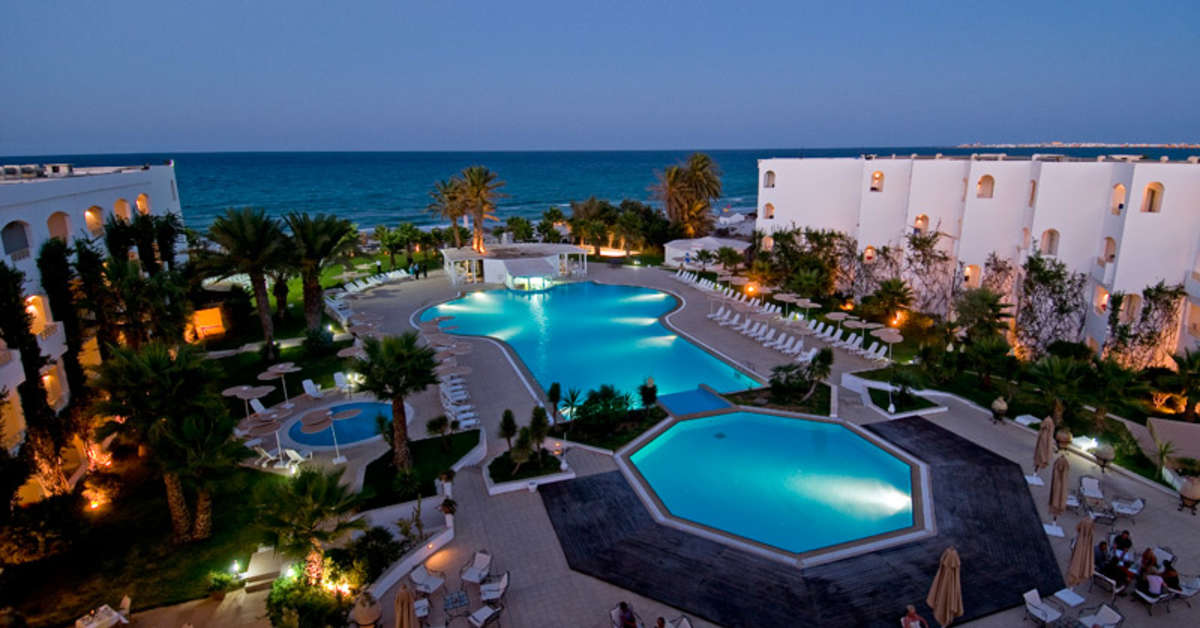 Ein Foto vom Pool im Hotel Royal Thalassa Monastir