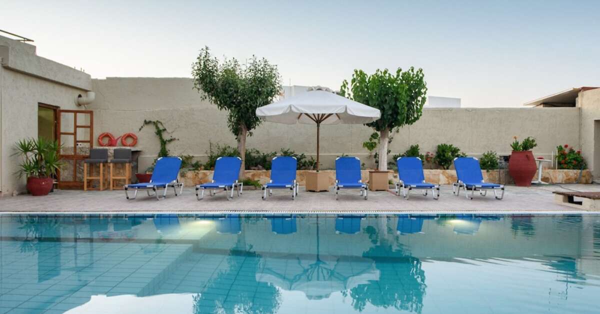 Ein Foto vom Pool im Apartments Despina