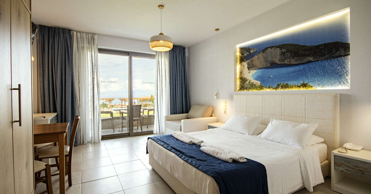 Een foto van Aparthotel Robolla Beach