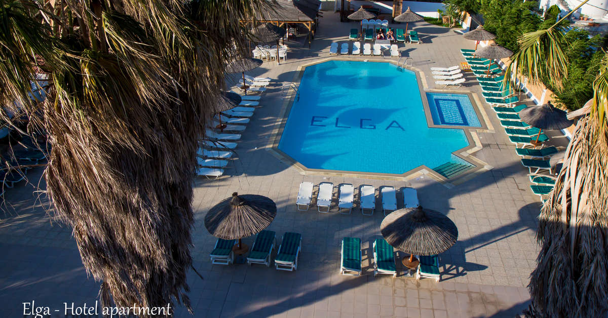 Ein Foto vom Pool im Elga Apartments