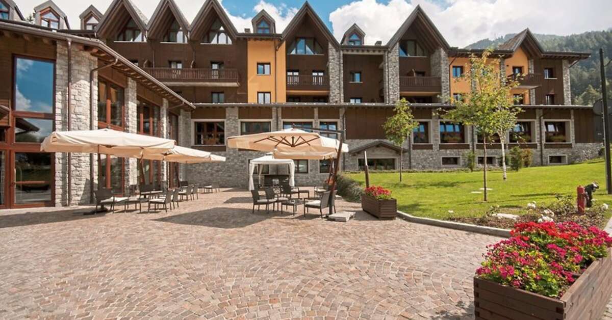 Een foto van de buitenkant van Blu Hotel Acquaseria
