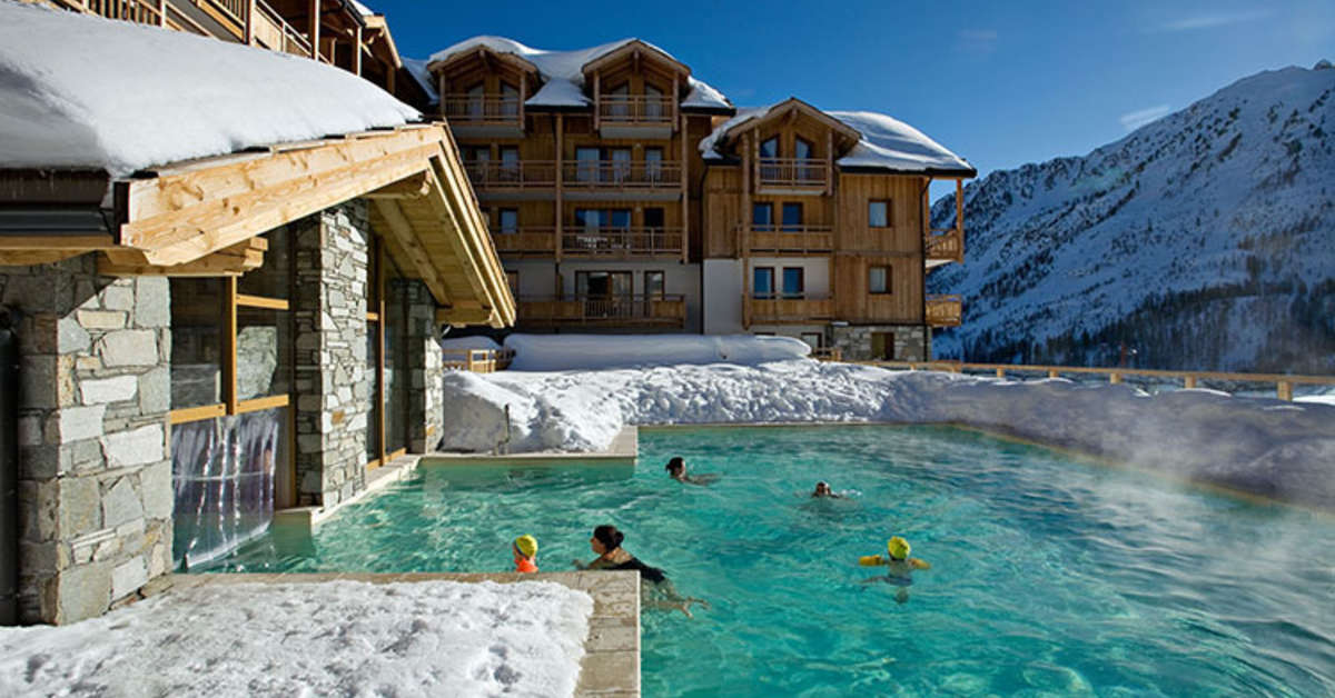 Een foto van het zwembad bij Residence Club MMV Le Hameau des Airelles