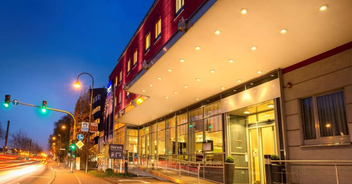 Een foto van de buitenkant van Dorint Hotel Köln Junkersdorf