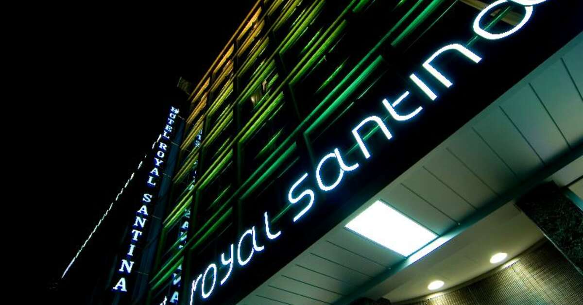 Ein Foto von der Außenansicht des Best Western Premier Hotel Royal Santina