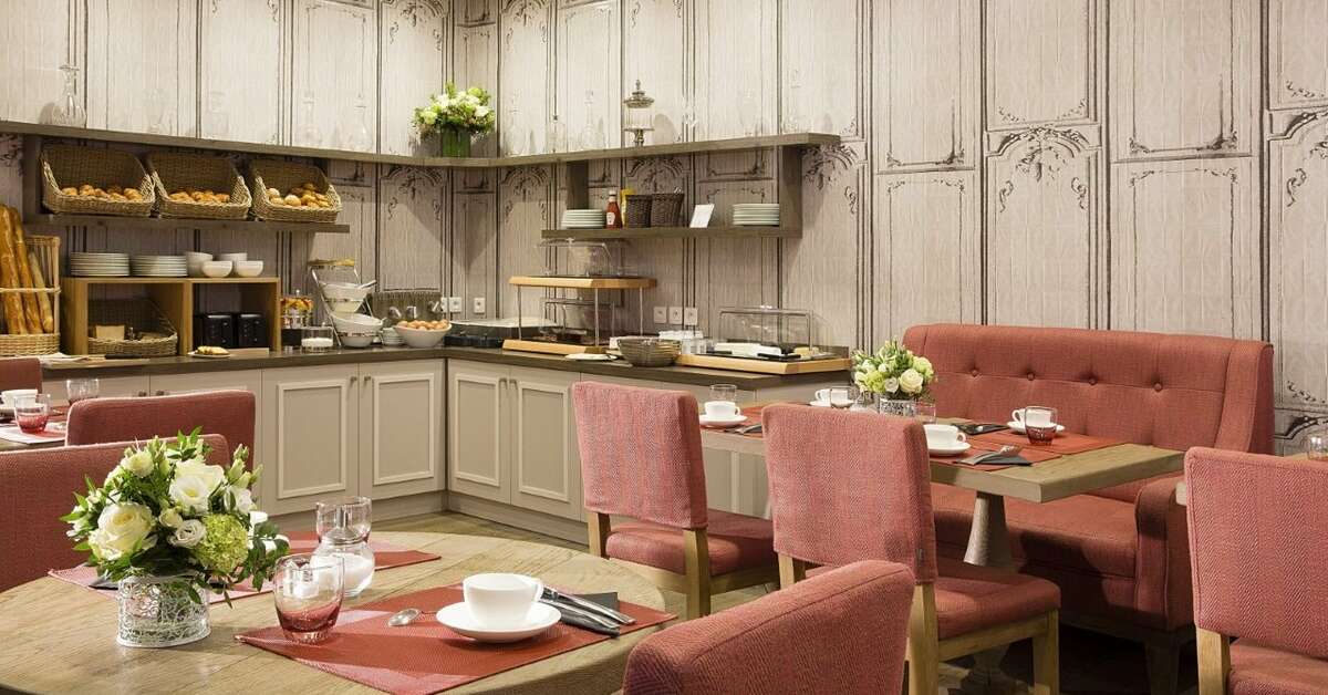 Ein Foto von den Einrichtungen im Hotel Victor Hugo Paris Kleber