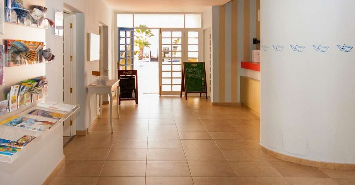 Een foto van het interieur van Appartementen Panorama