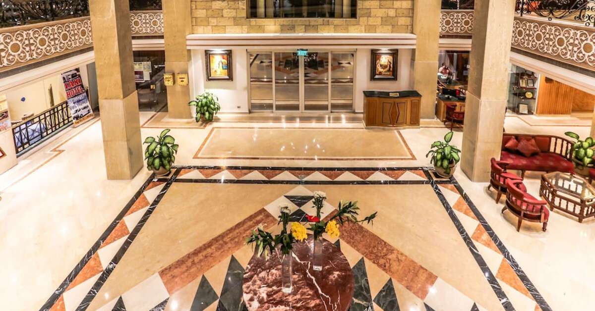 Een foto van het interieur van Sultan Gardens Resort