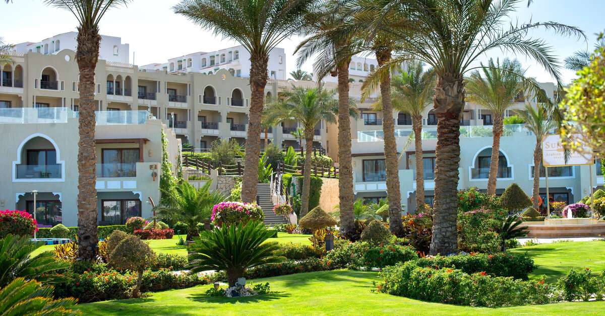 Een foto van de buitenkant van Sunrise Arabian Beach Resort