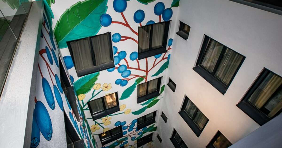 Een foto van het interieur van NYX Hotel Madrid