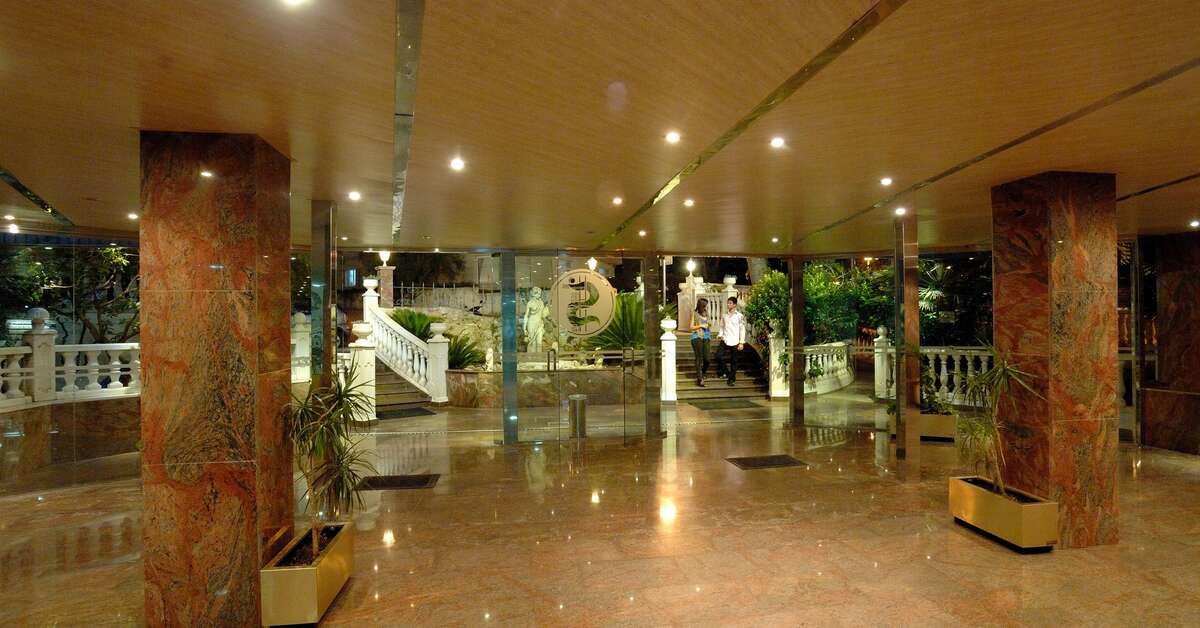 Een foto van het interieur van Hotel Santa Monica Playa