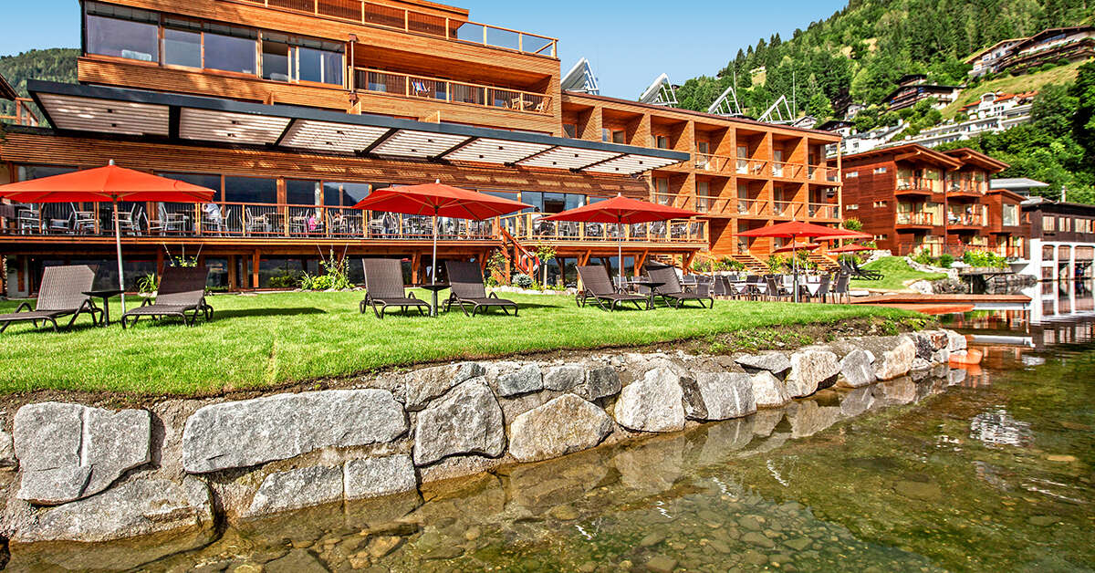 Een foto van de buitenkant van Seehotel Freiberg