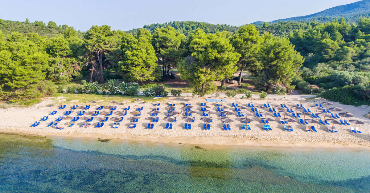 Een foto van het strand bij Poseidon Hotel Sea Resort