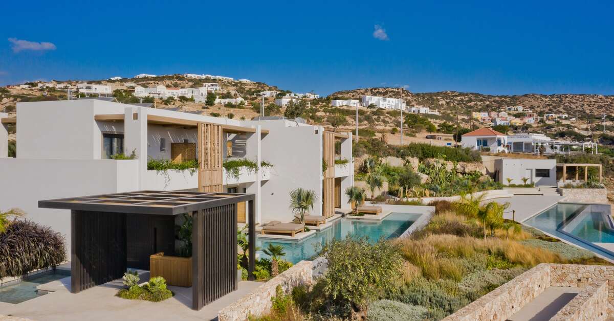 Een foto van het zwembad bij Almi Luxury Rooms