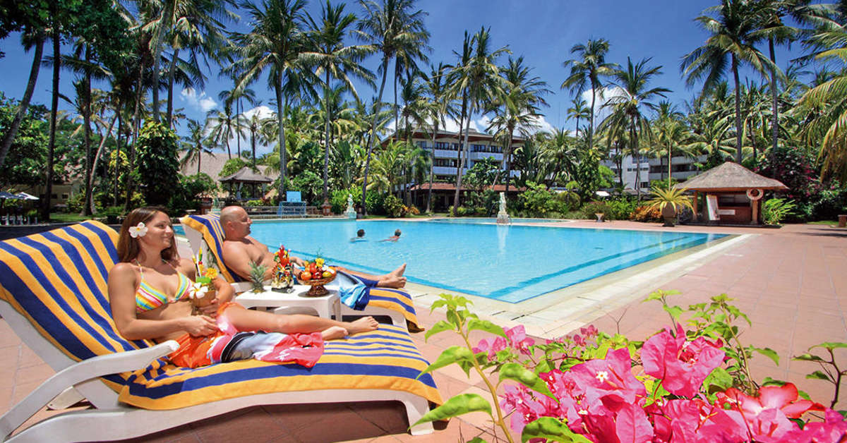 Een foto van het zwembad bij Prama Sanur Beach Bali