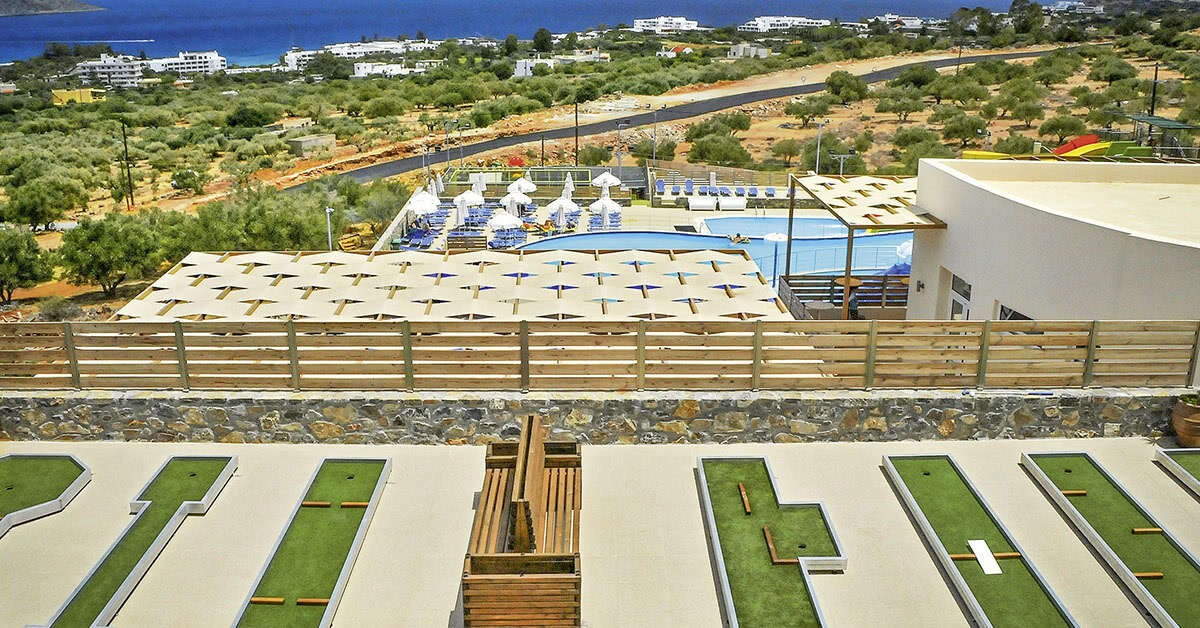 Een foto van de faciliteiten bij Elounda Water Park Residence Hotel