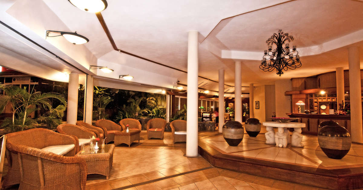 Een foto van het interieur van Aanari Hotel & Spa