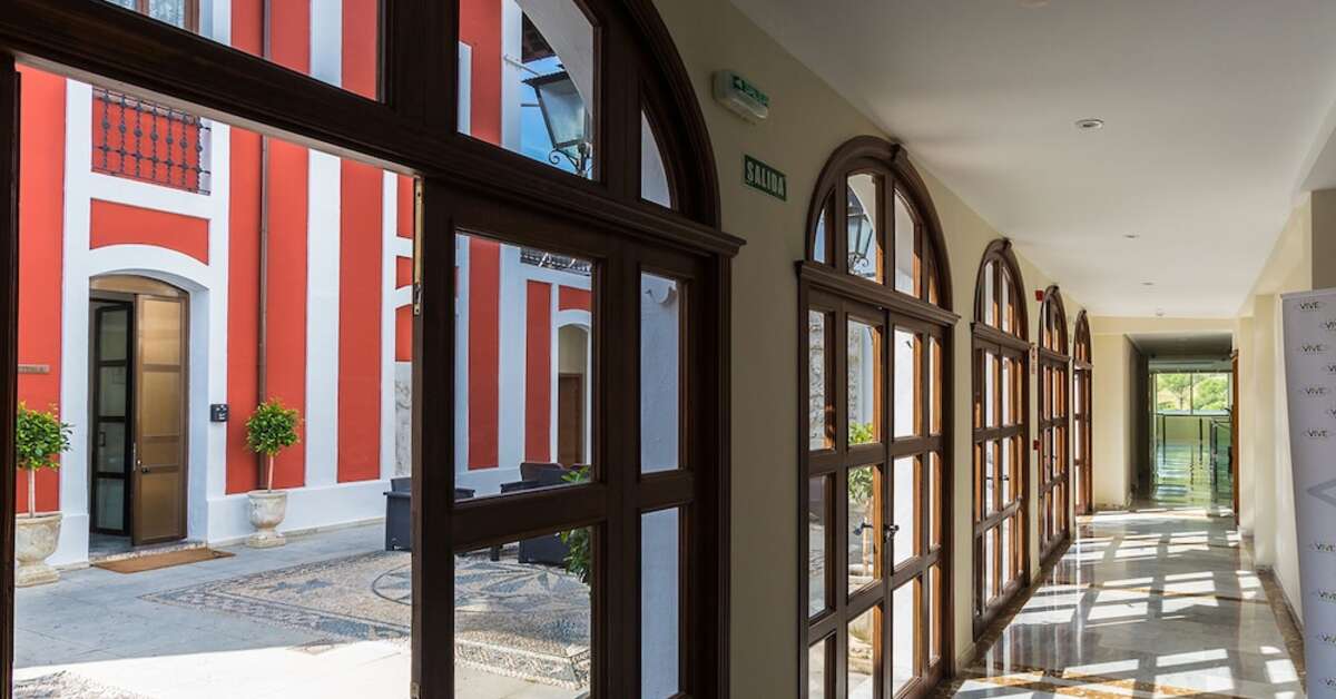 Een foto van het interieur van Hotel Finca Los Abetos