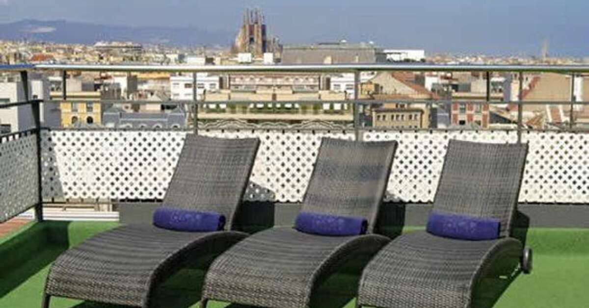 Ein Foto von der Terrasse im HCC Regente