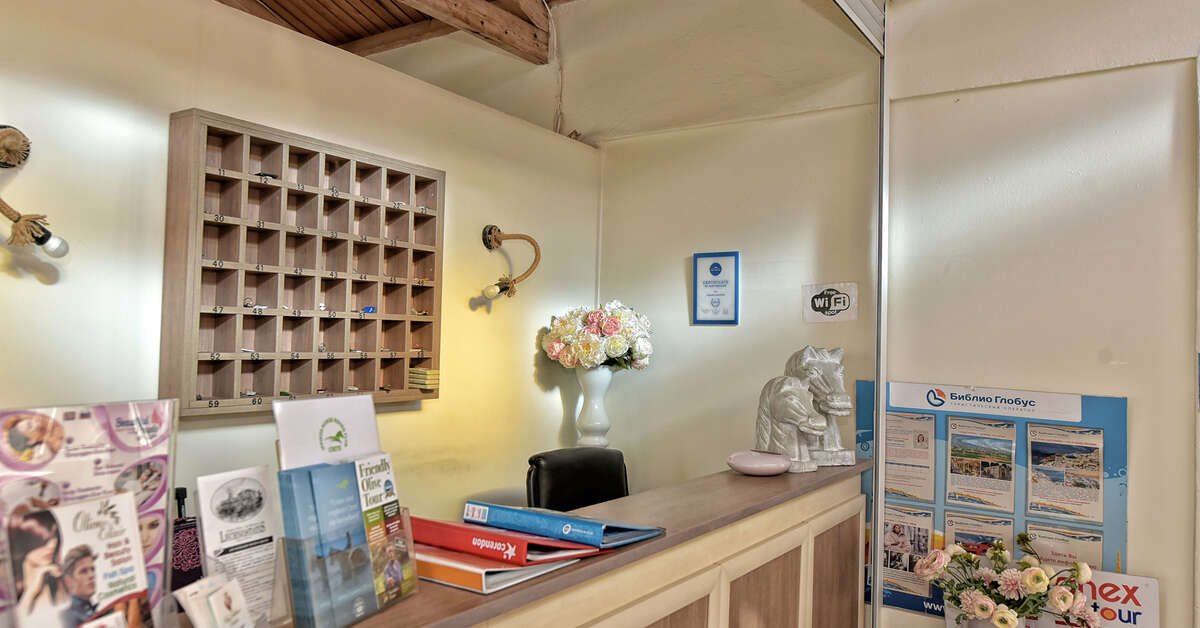 Een foto van het interieur van Kasapakis Aparthotel