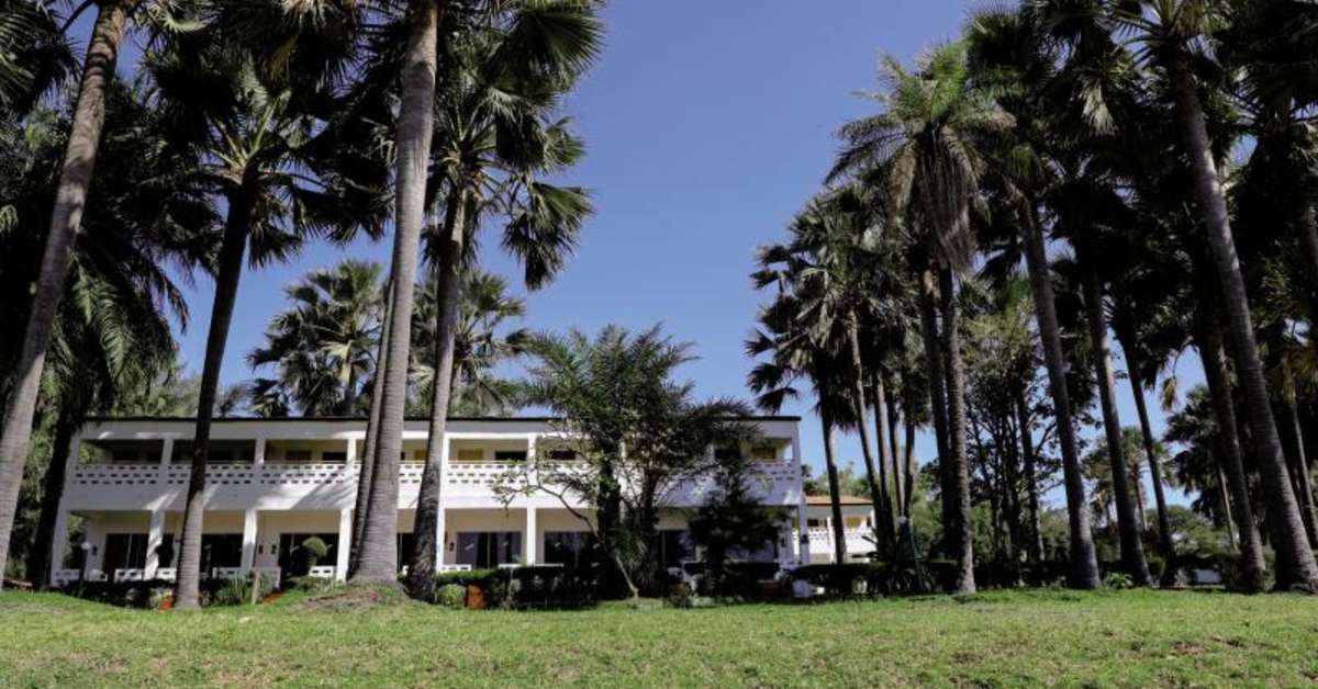 Een foto van het terras bij Badala Park Hotel