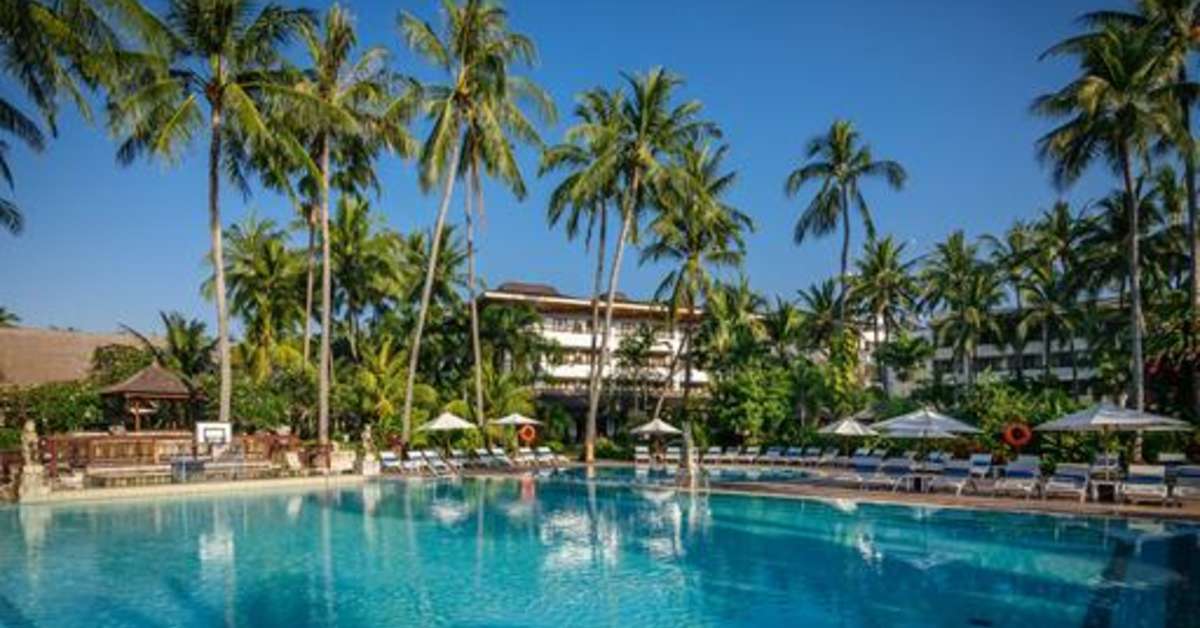 Een foto van het zwembad bij Prama Sanur Beach Bali