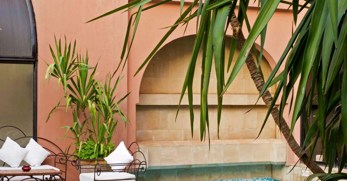 Ein Foto vom Pool im Hotel Nassim