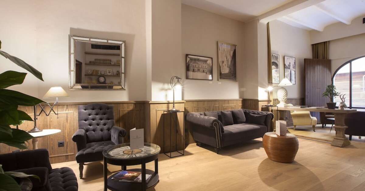 Een foto van het interieur van Posada Terra Santa