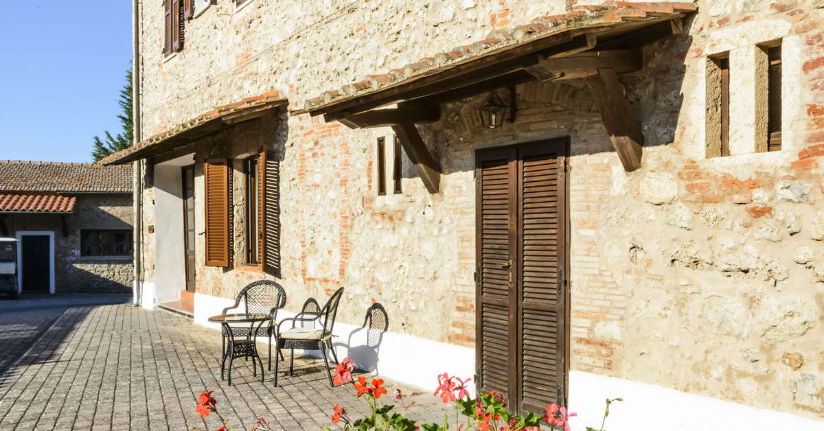 Een foto van de buitenkant van Pian Dei Mucini Resort