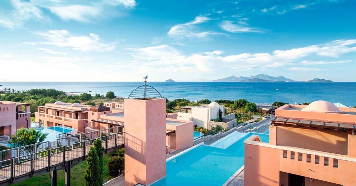 Een foto van het zwembad bij Atlantica Belvedere Resort