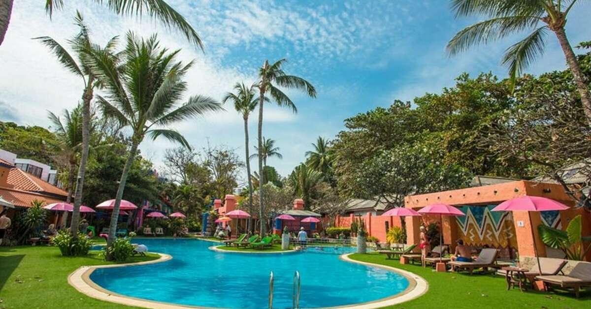 Een foto van het zwembad bij Baan Samui Resort