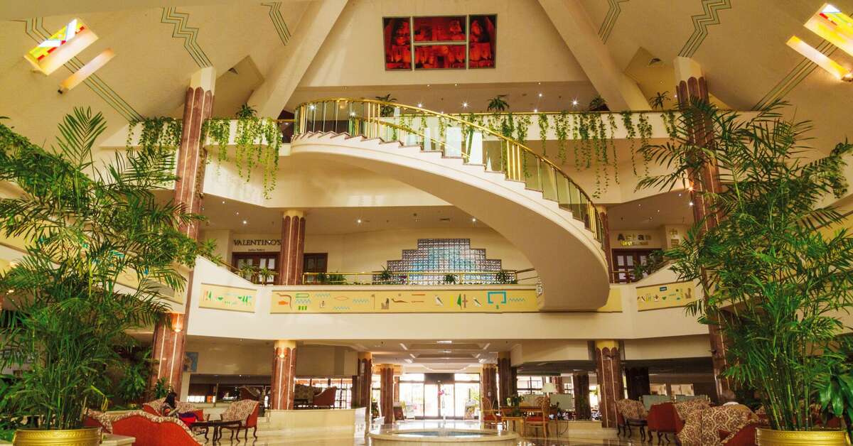 Een foto van het interieur van Pharaoh Azur Resort