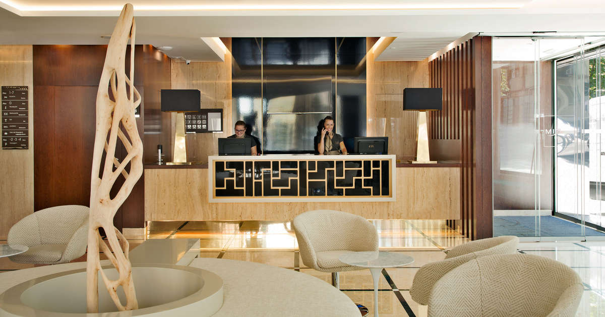 Een foto van het interieur van Turim Saldanha Hotel
