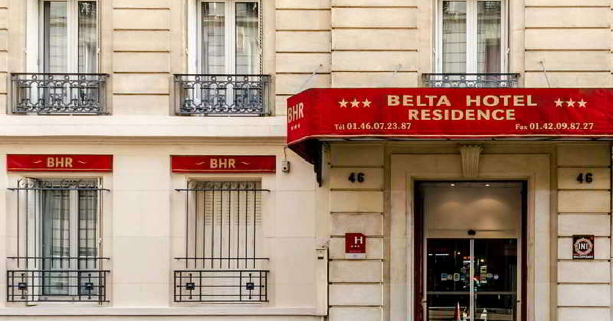Een foto van de buitenkant van Hotel Belta