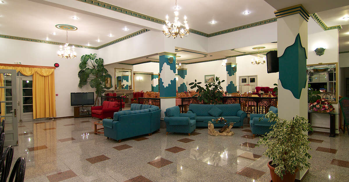Een foto van het interieur van Panorama Hotel Lesbos