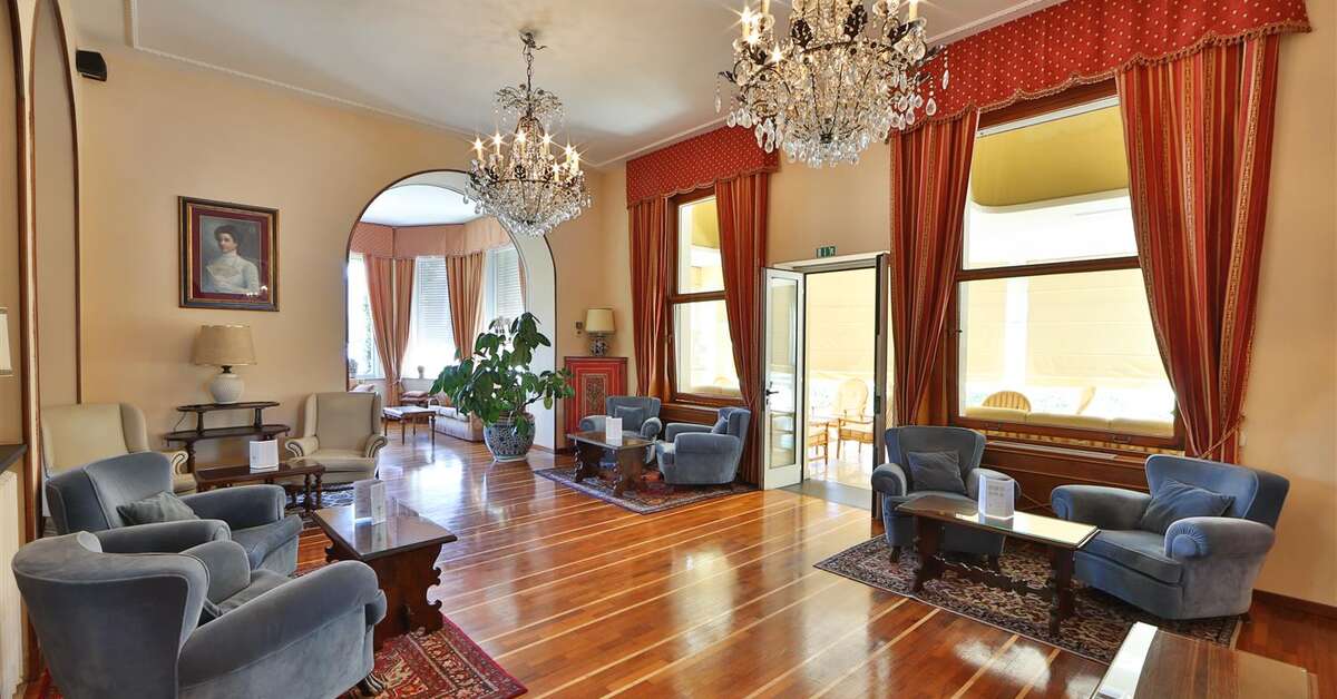 Een foto van het interieur van Best Western Hotel Regina Elena