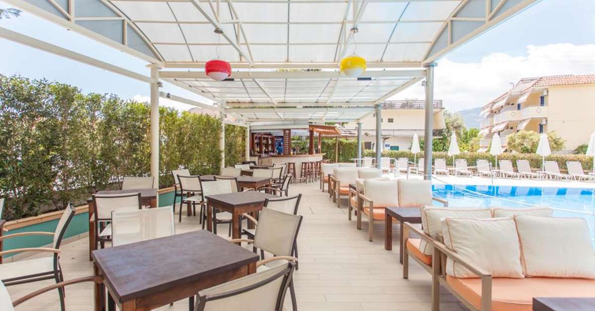 Een foto van het terras bij Hotel Bel Air