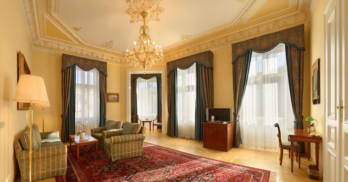 Ein Foto vom Innenbereich im Grandhotel Pupp