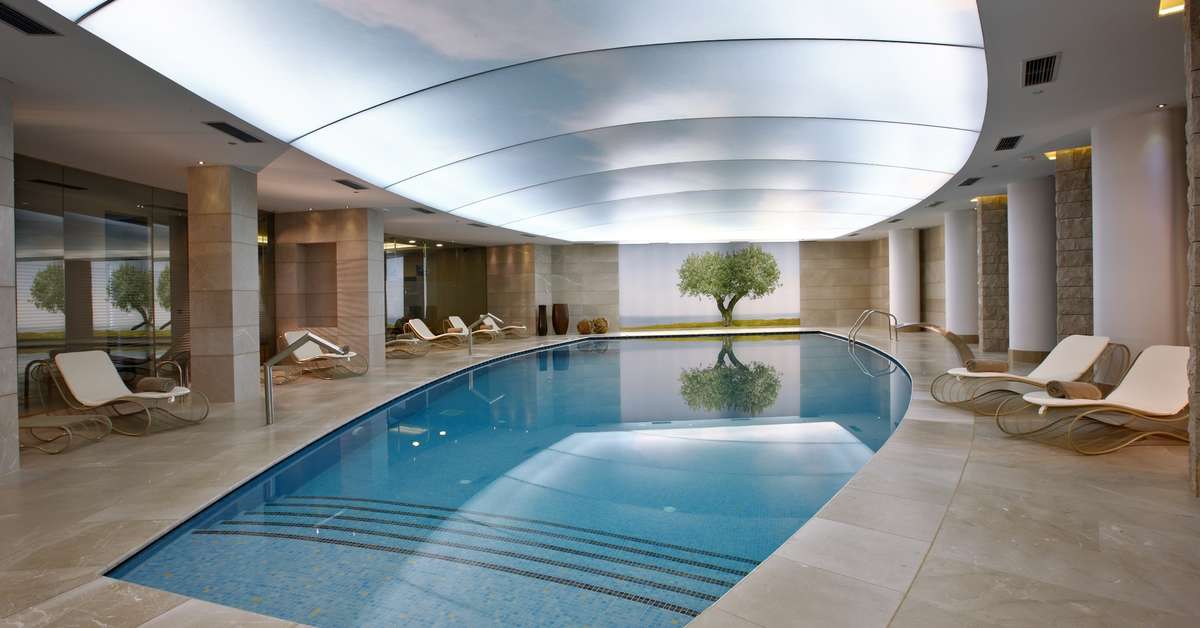 Een foto van het zwembad bij Cavo Olympo Luxury Hotel & Spa