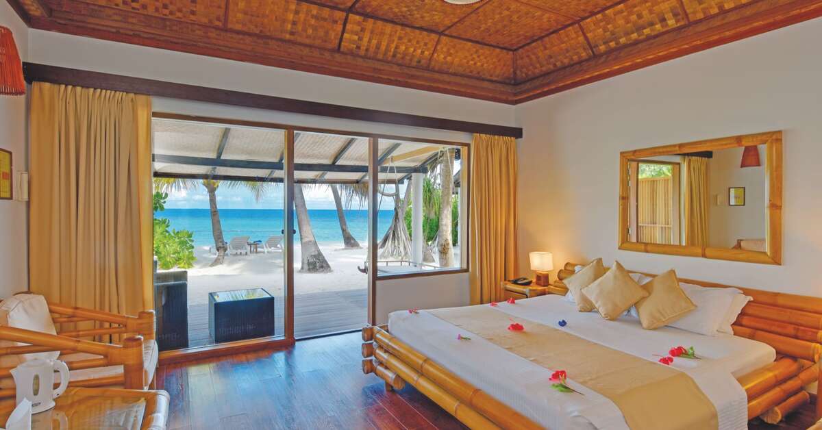 Een foto van een overzicht van Angaga Island Resort & Spa