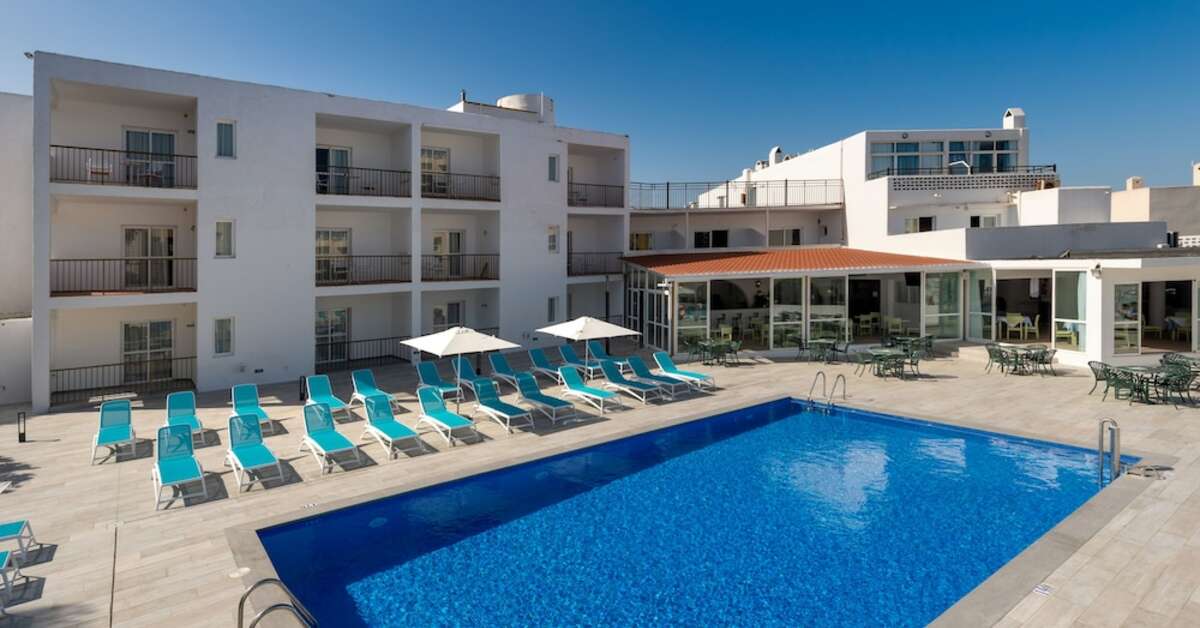 Ein Foto vom Pool im Apartments Club Maritim