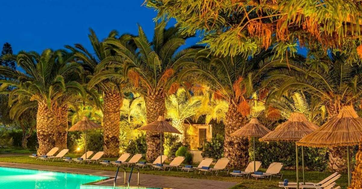 Een foto van het zwembad bij Hersonissos Maris