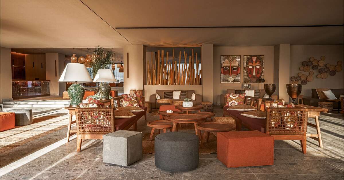 Een foto van het interieur van Cook's Club Corfu Hotel