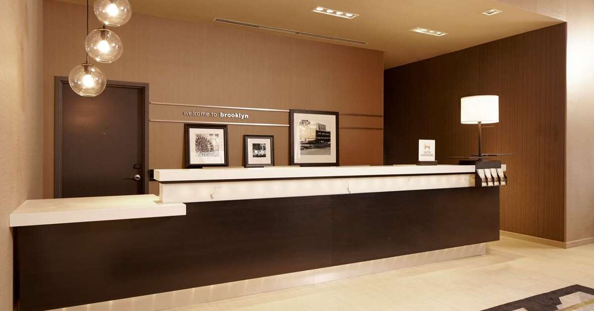 Een foto van het interieur van Hampton Inn Brooklyn Downtown