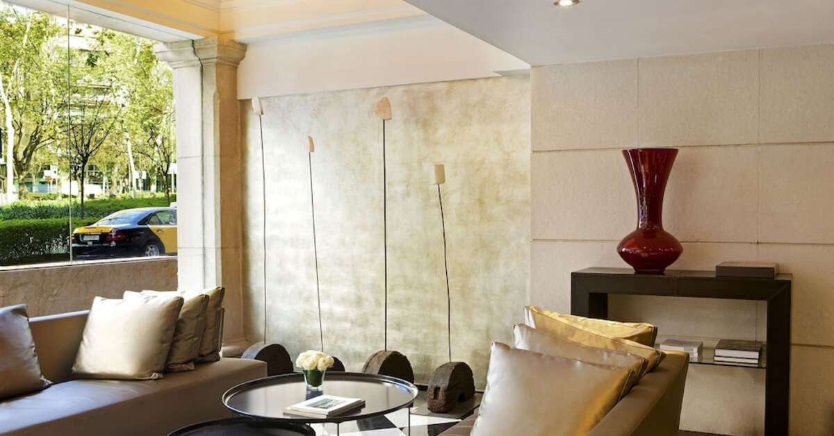 Een foto van het interieur van Gran Derby Suite