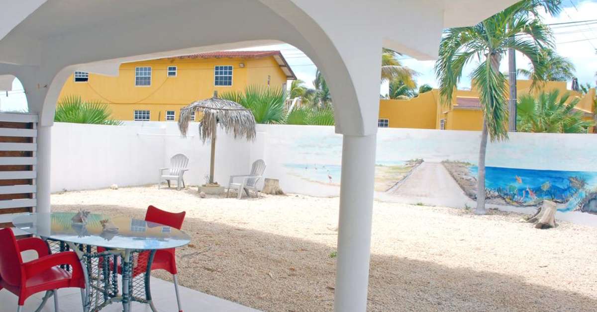 Een foto van de buitenkant van BnB Bonaire
