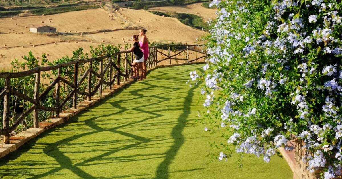 Een foto van het terras bij Agriturismo Villa Dafne