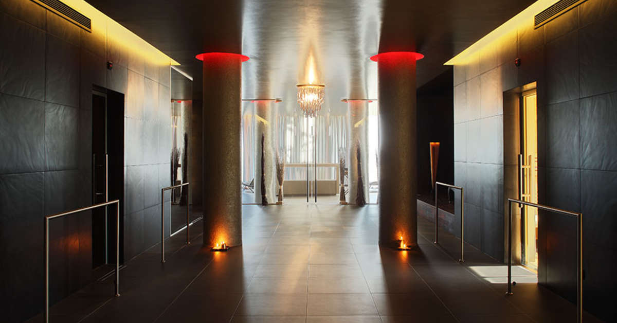 Een foto van het interieur van Aminess Vival Maestral Hotel
