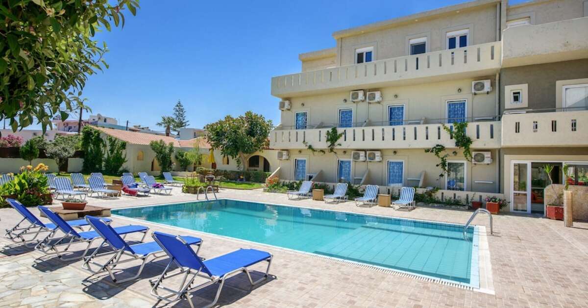 Ein Foto vom Pool im Apartments Despina