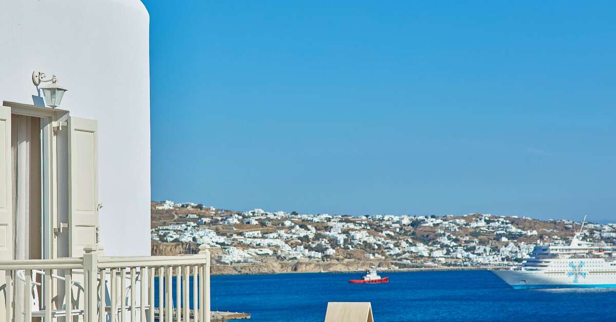 Ein Foto Mykonos Princess Hotel